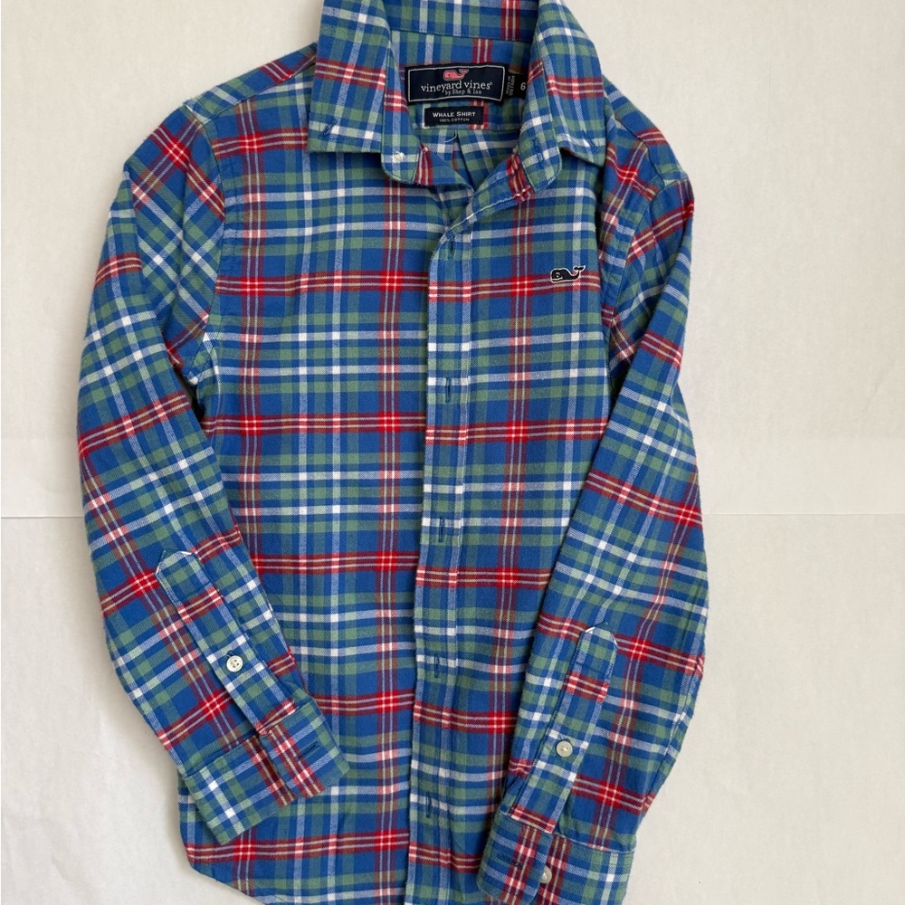 Vineyard Vines Boy's Flannel Shirt